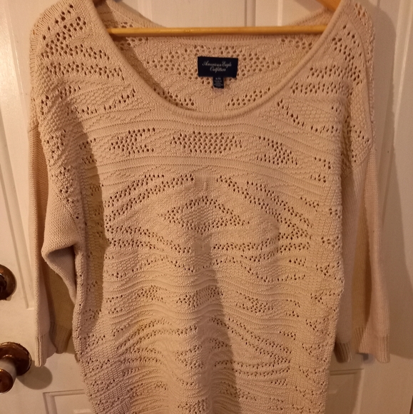 American Eagle Outfitters knit top with fringes - Picture 1 of 6
